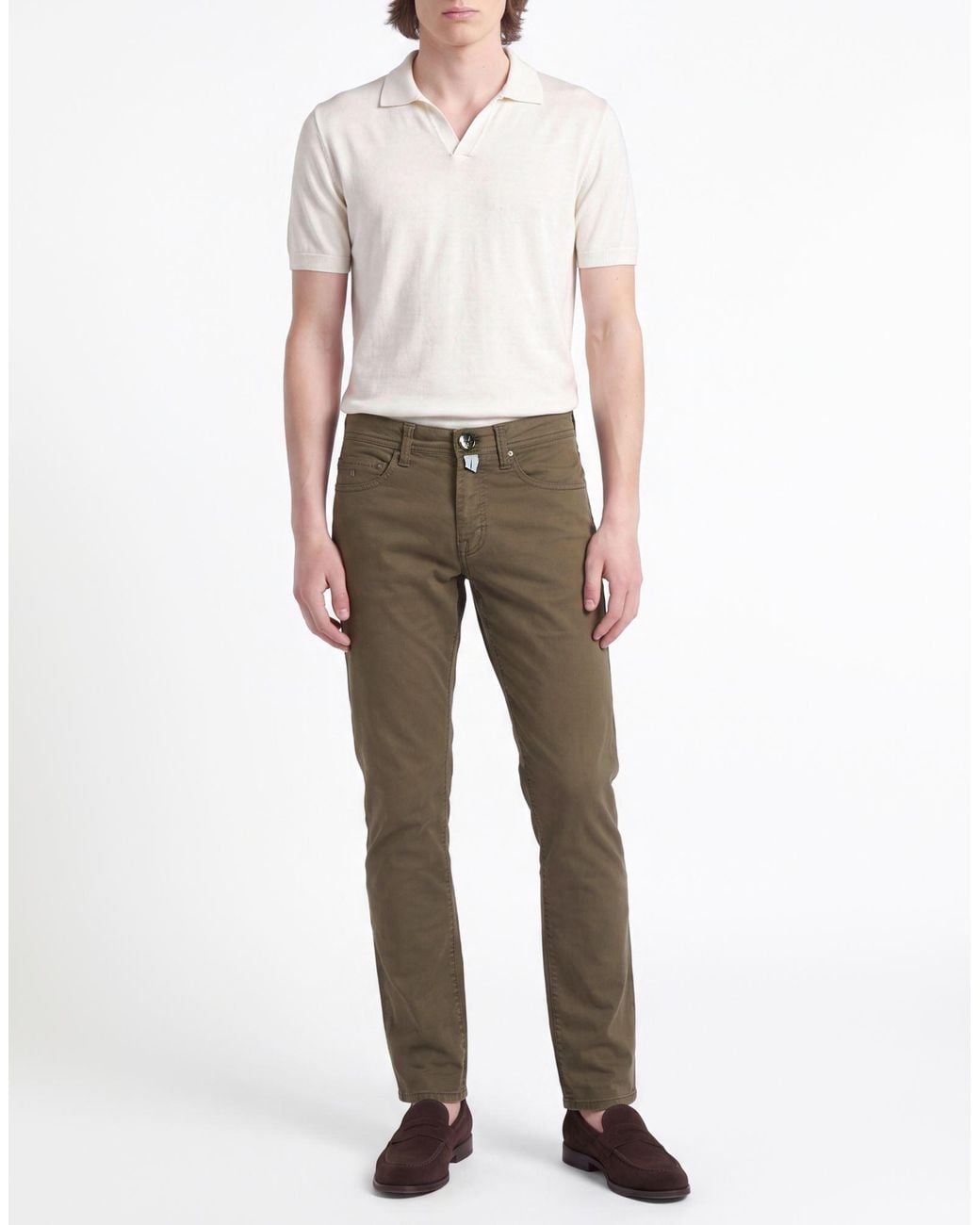 Tramarossa Gray Military Pants Cotton, Elastane for men