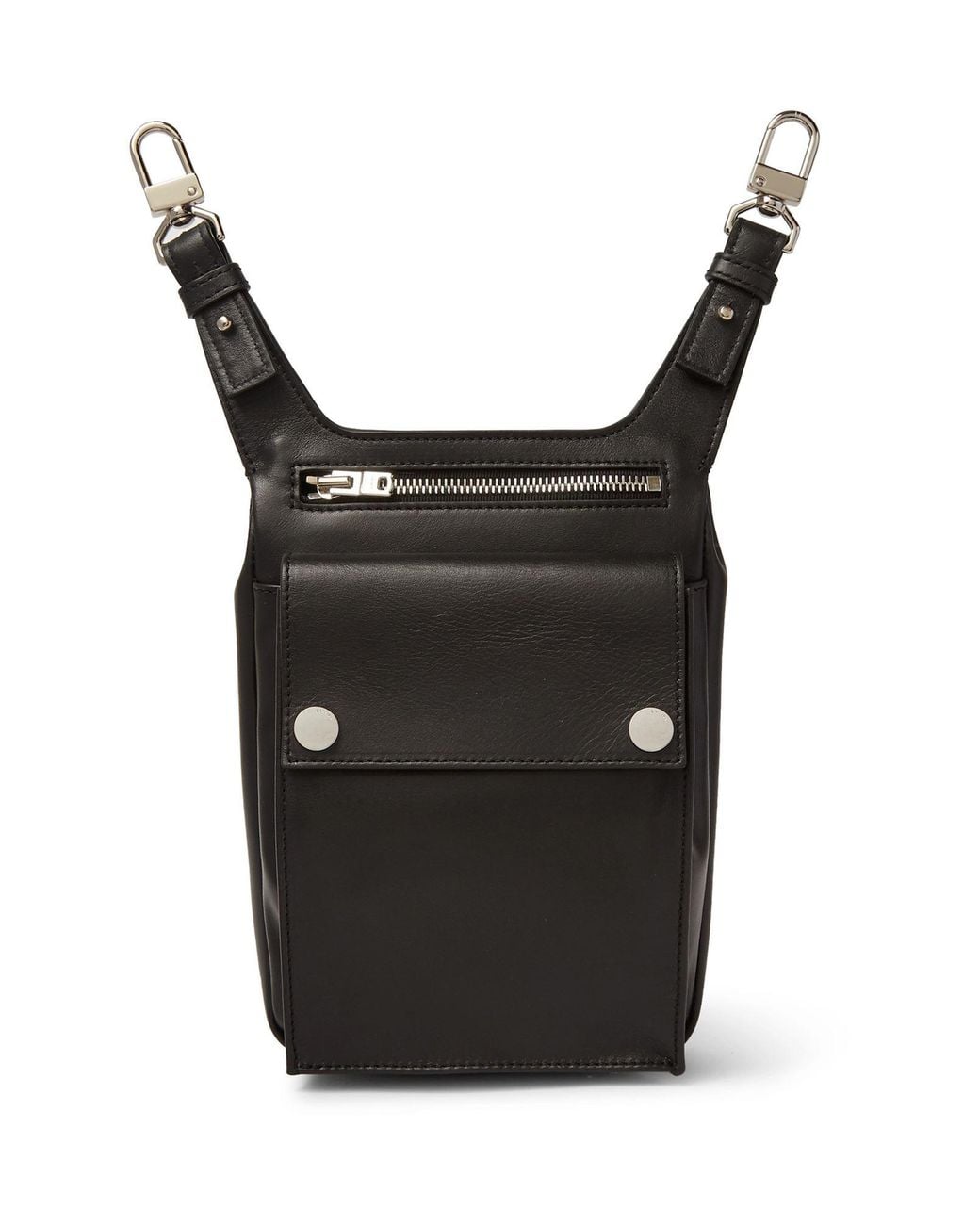 Amiri Black Belt Bag Leather for men