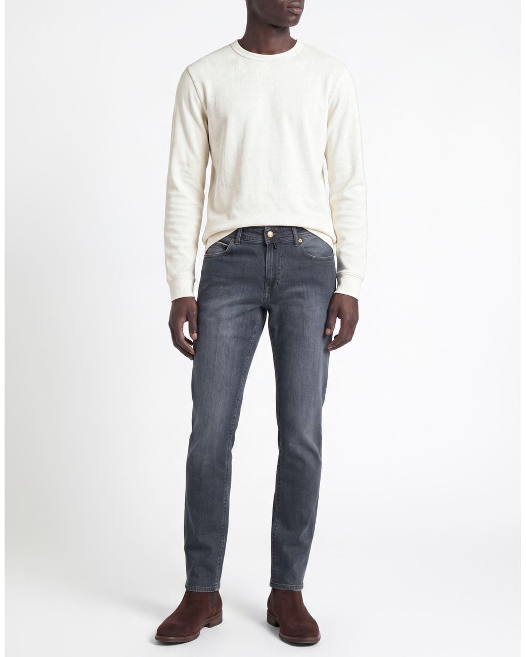 Briglia 1949 Blue Dnm Jeans Cotton, Elastane for men