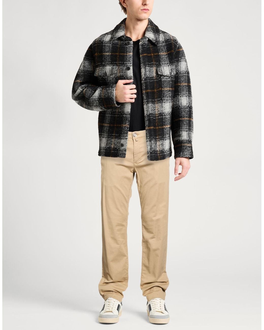 Jacob Cohen Natural Camel Pants Cotton, Lyocell, Elastane for men
