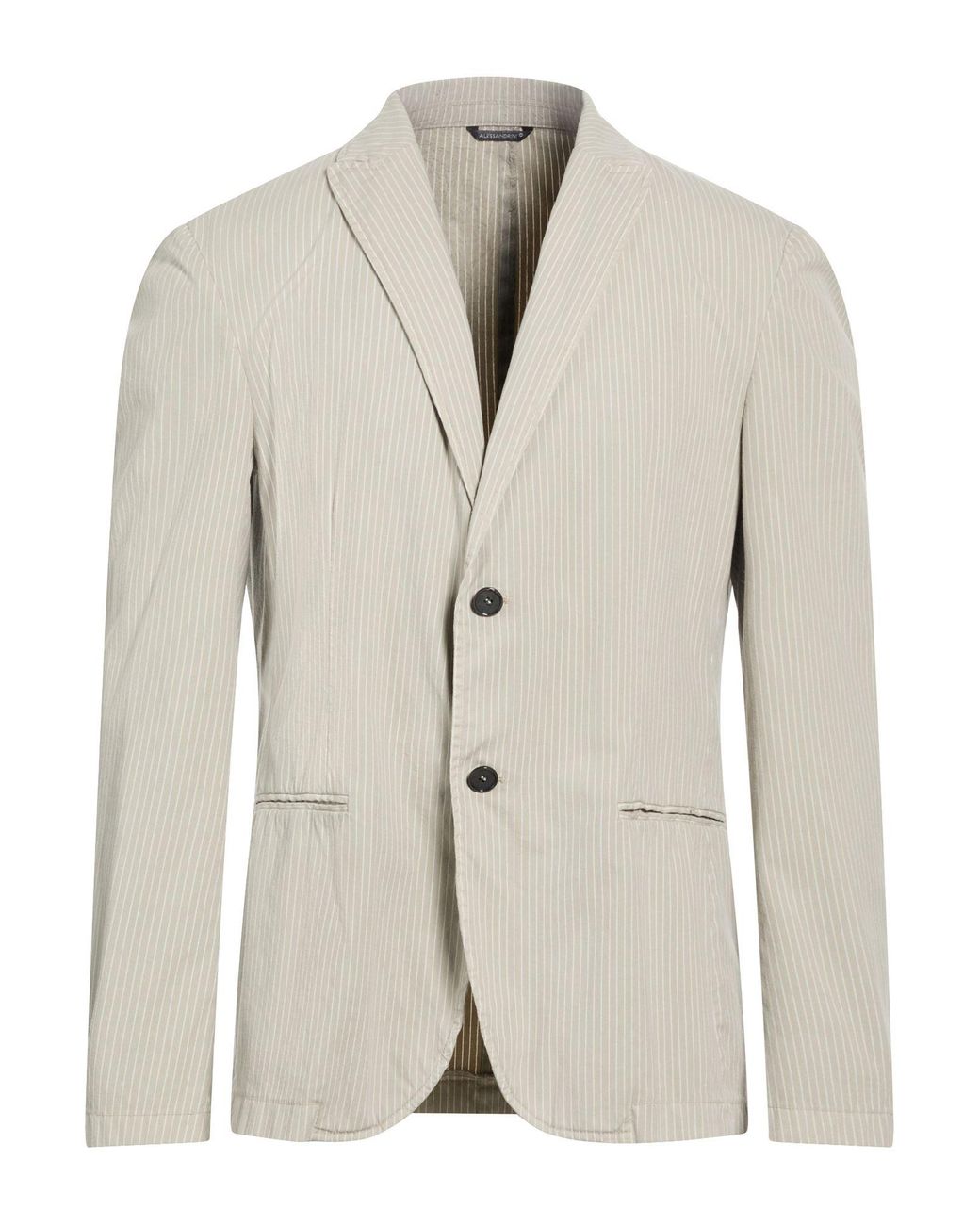 Daniele Alessandrini Natural Light Blazer Cotton, Polyester, Elastane for men