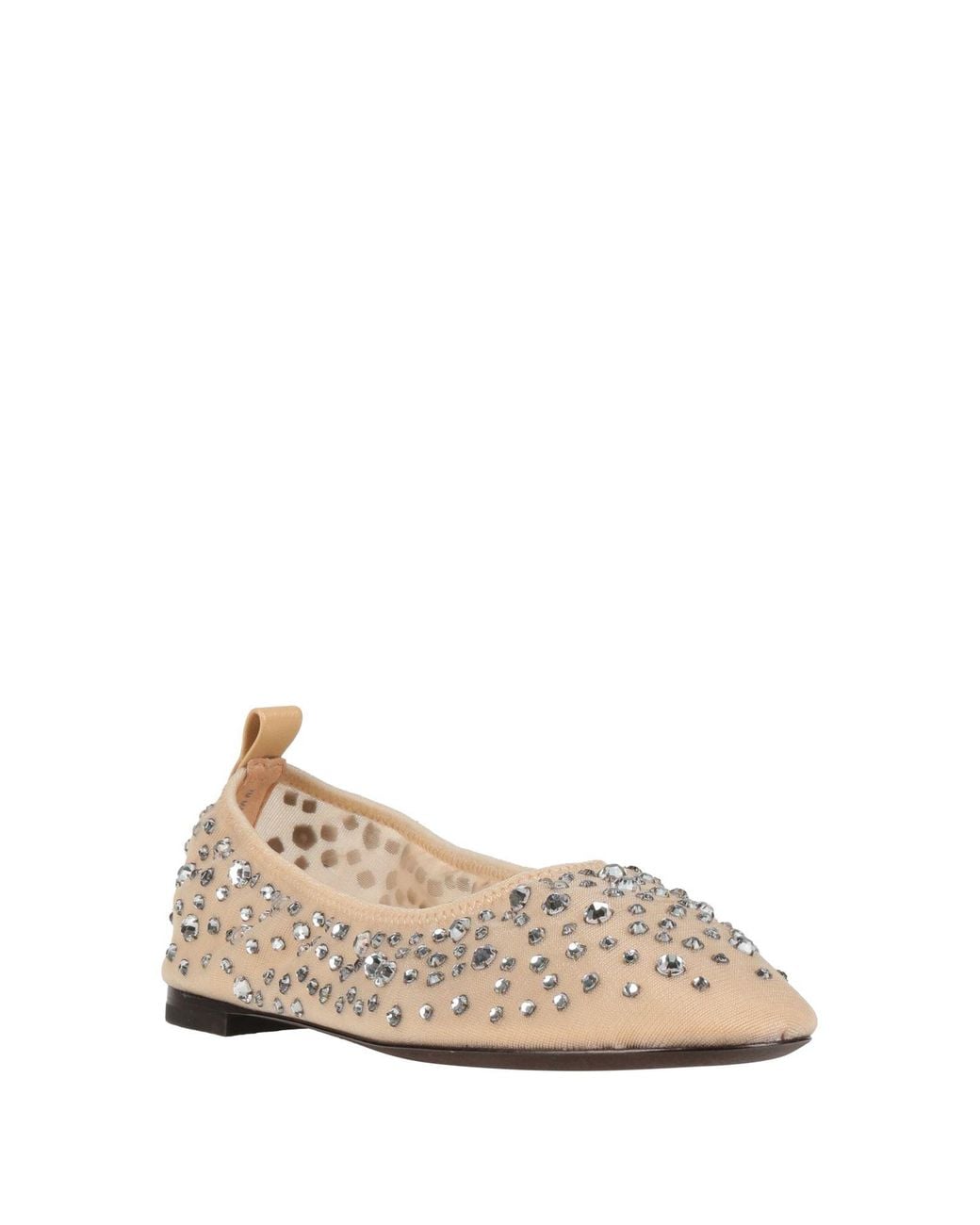 Tory Burch Natural Ballet Flats
