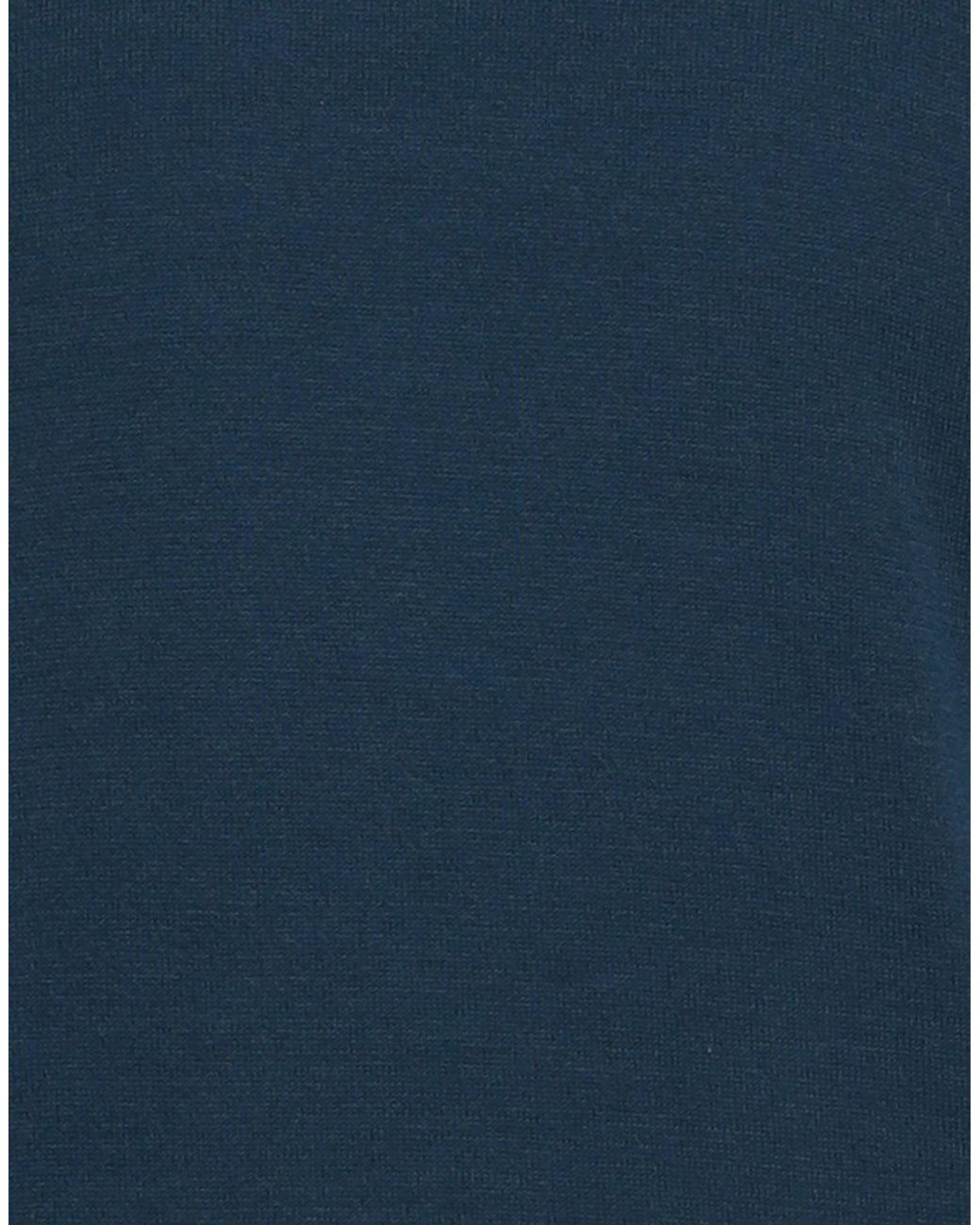 Vneck Blue Sweater Cotton, Polyamide for men