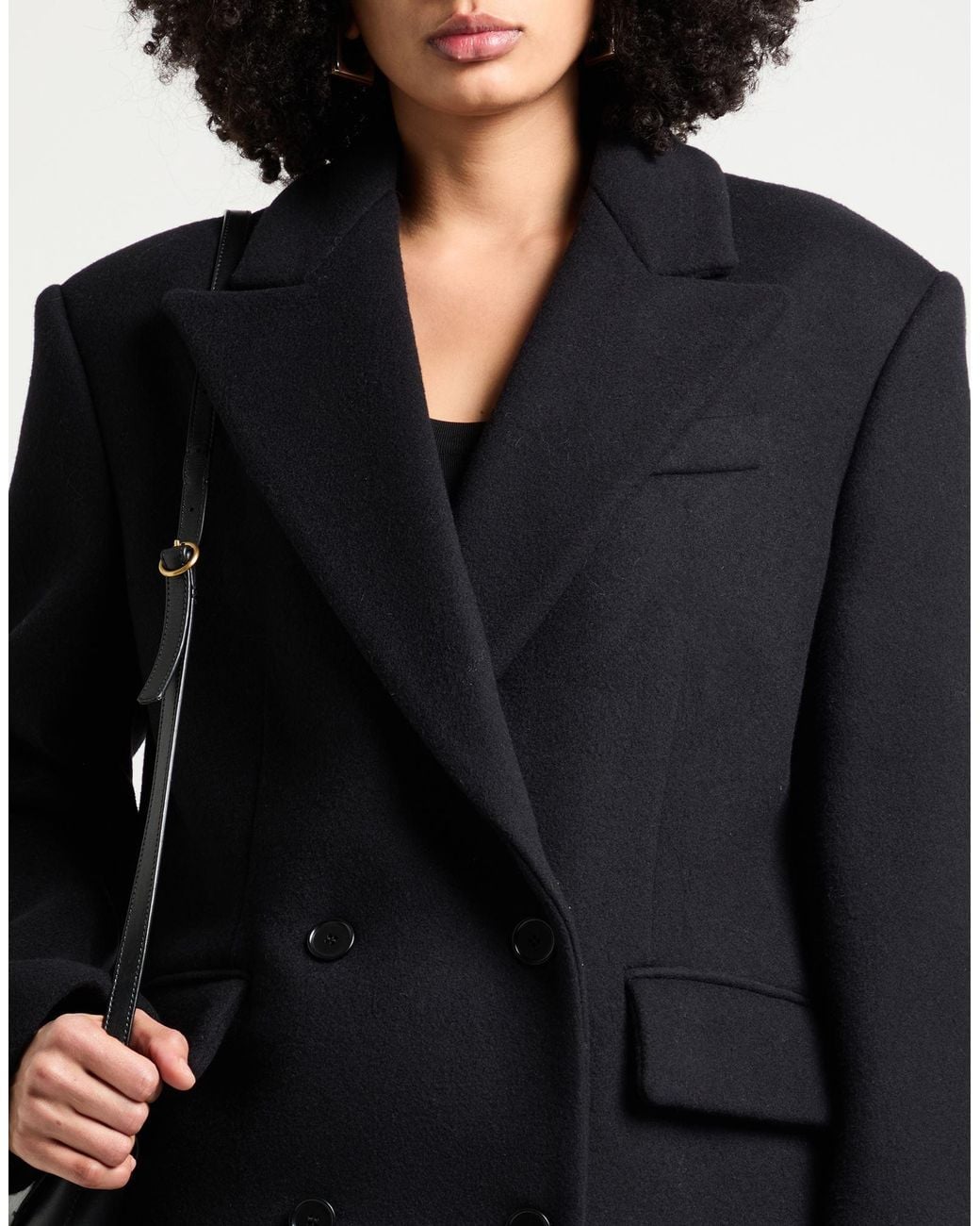 MSGM Black Coat