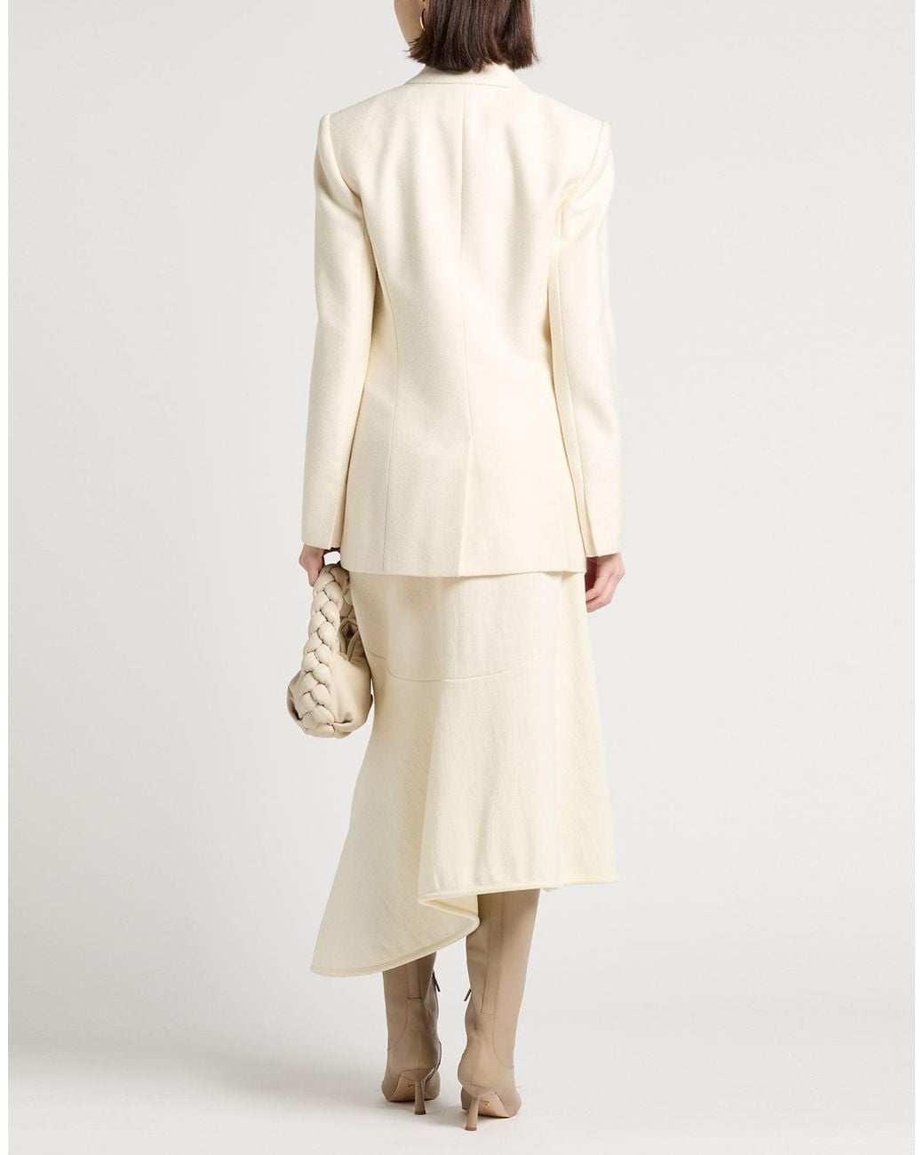 Chloé Natural Silk-Wool Tweed Blazer