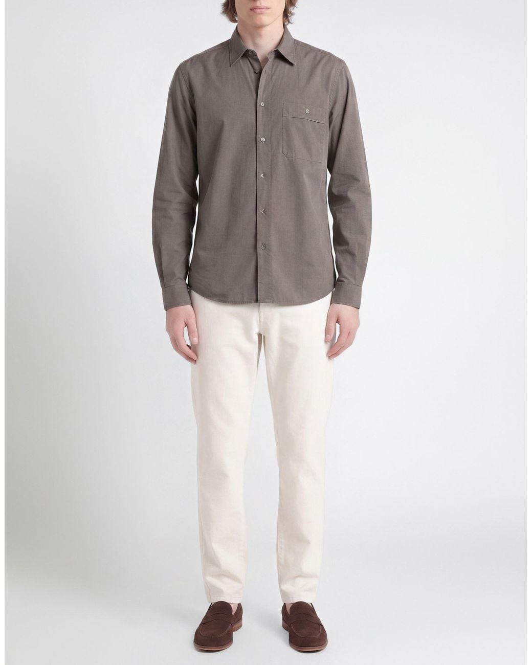 Barena Gray Shirts for men
