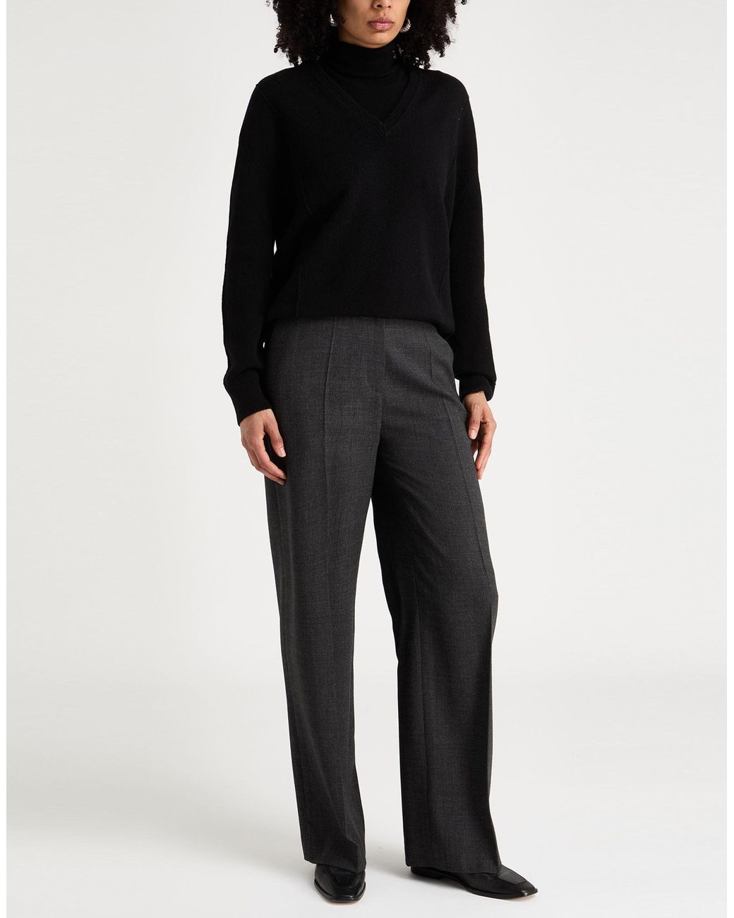 Jil Sander Black Sweater Wool, Cashmere