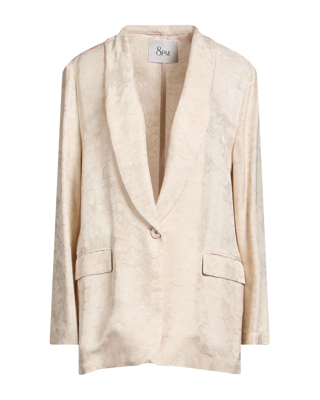 8pm Natural Blazer Viscose