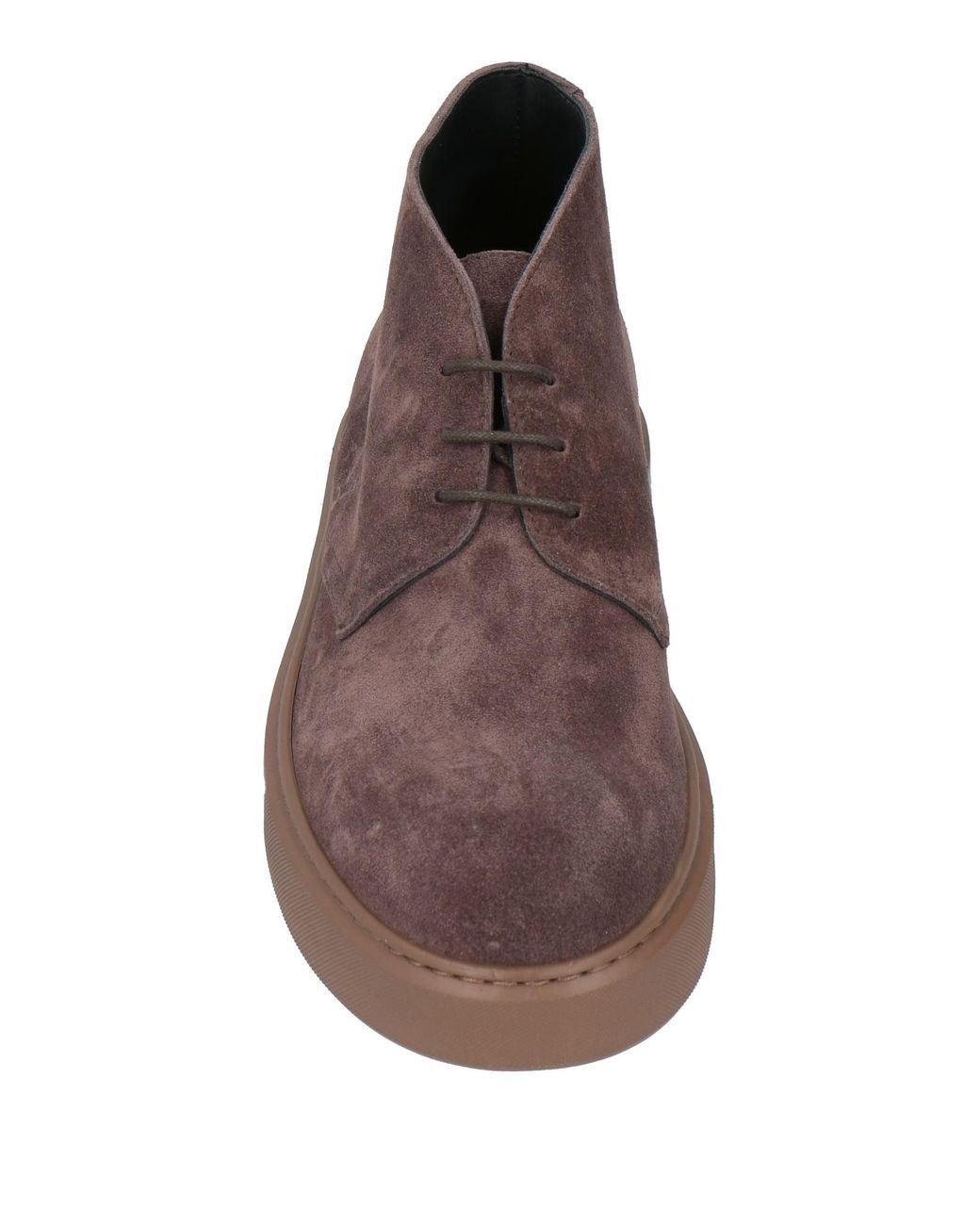 Doucal's Brown Ankle Boots Leather for men