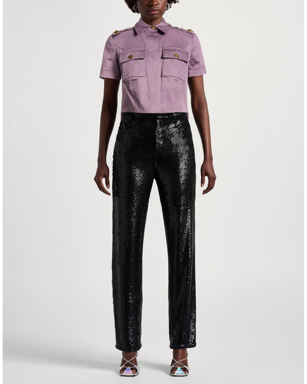 Elisabetta Franchi Purple Shirts