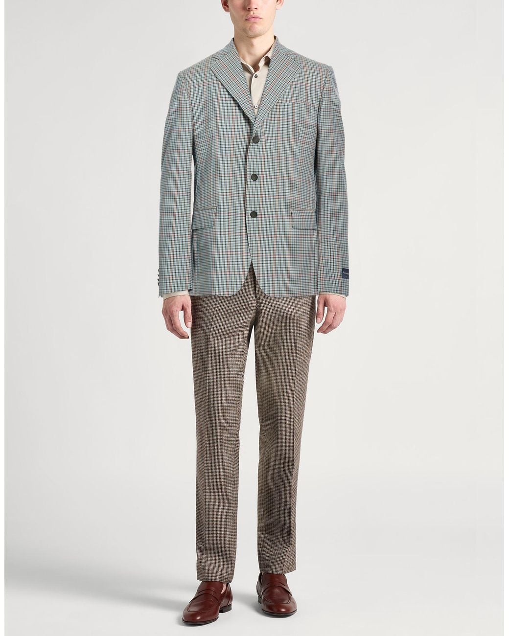 Tombolini Gray Blazer Virgin Wool for men