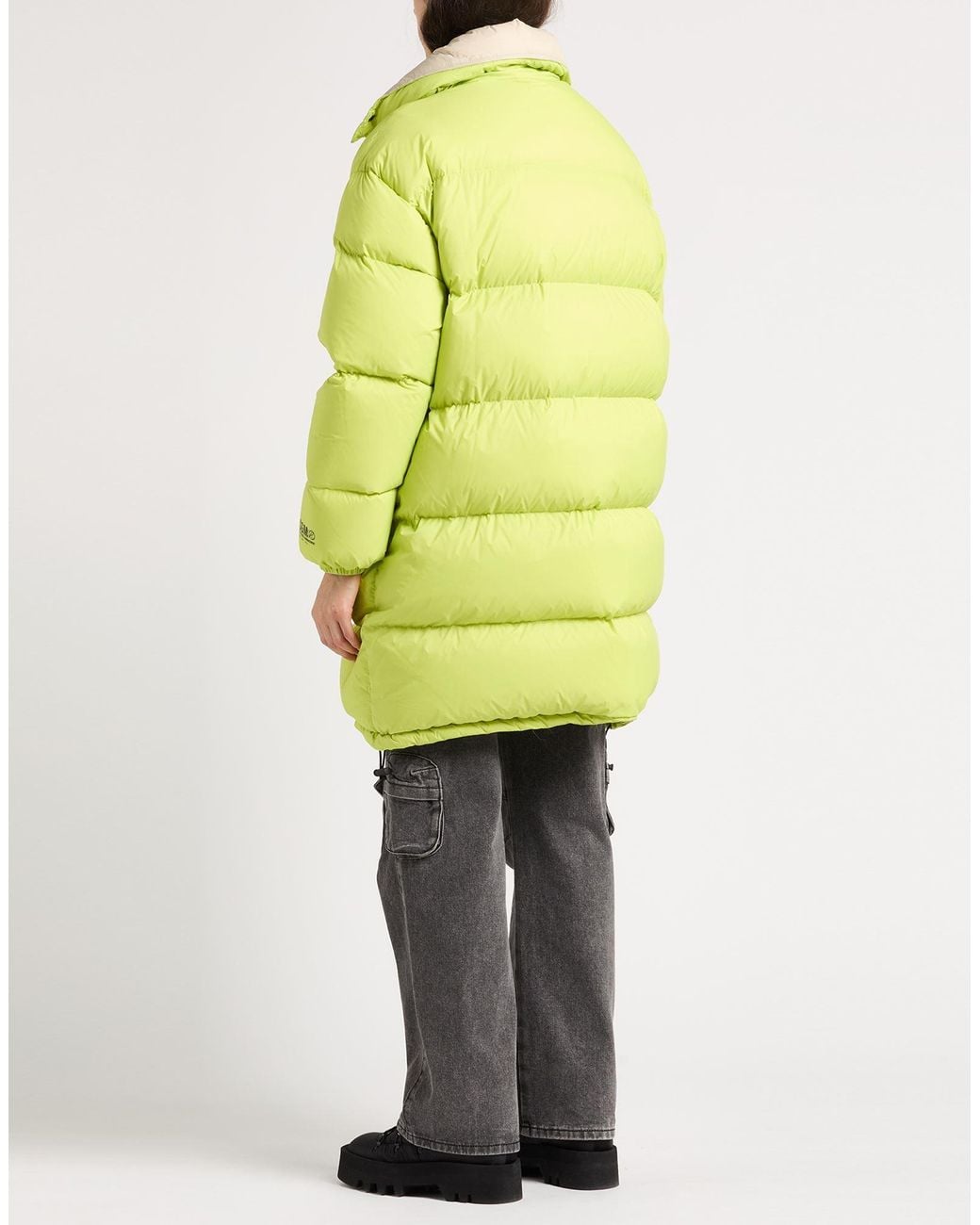 MSGM Yellow Lime Puffer Polyamide
