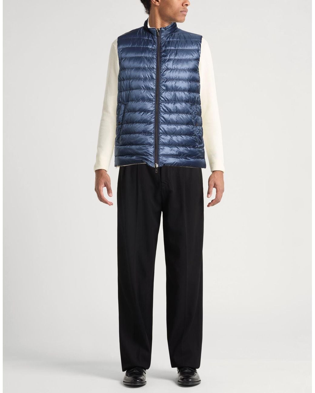 Herno Blue Gilet for men