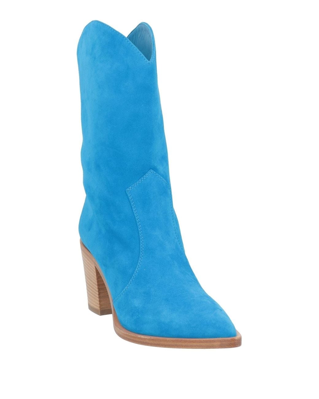 Gianvito Rossi Blue Ankle Boots