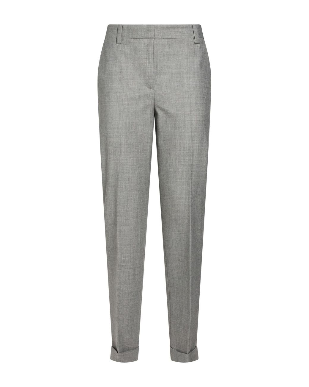 Antonelli Gray Pants Polyester, Virgin Wool, Elastane