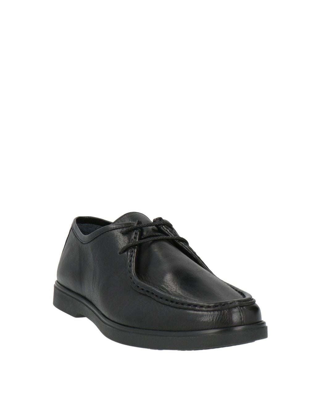 Cerruti 1881 Black Lace-Up Shoes Cow Leather for men