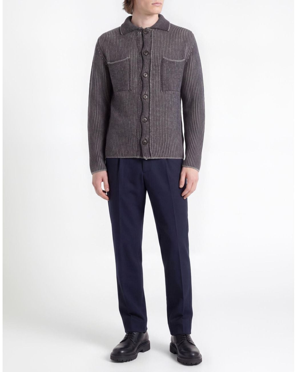 Messagerie Gray Cardigan for men