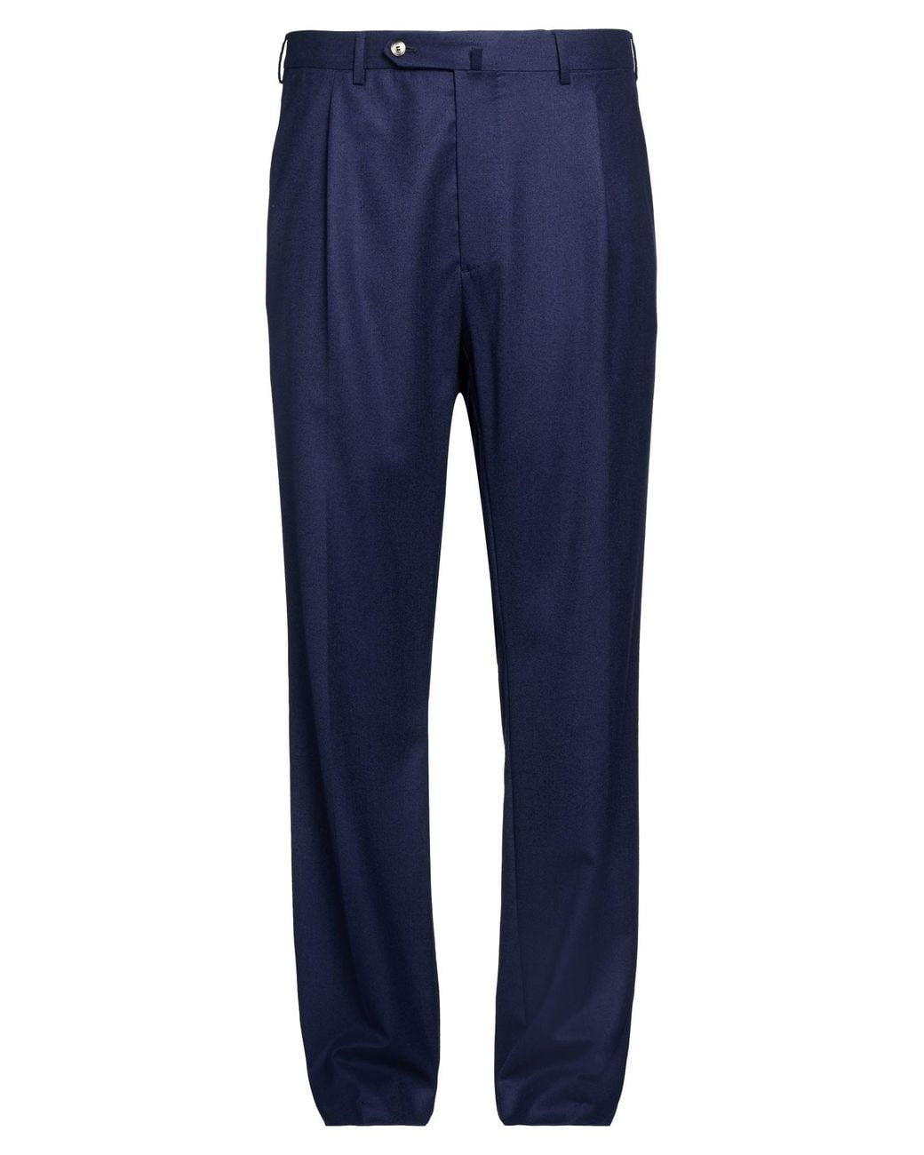 Santaniello Blue Pants Wool for men