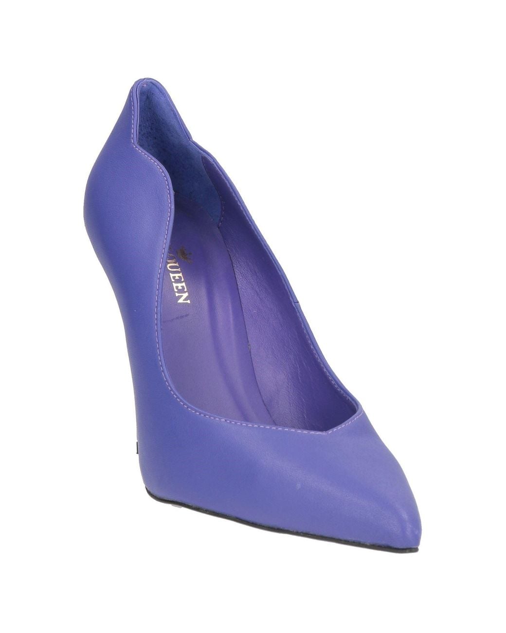 Rebel Queen Purple Pumps Leather
