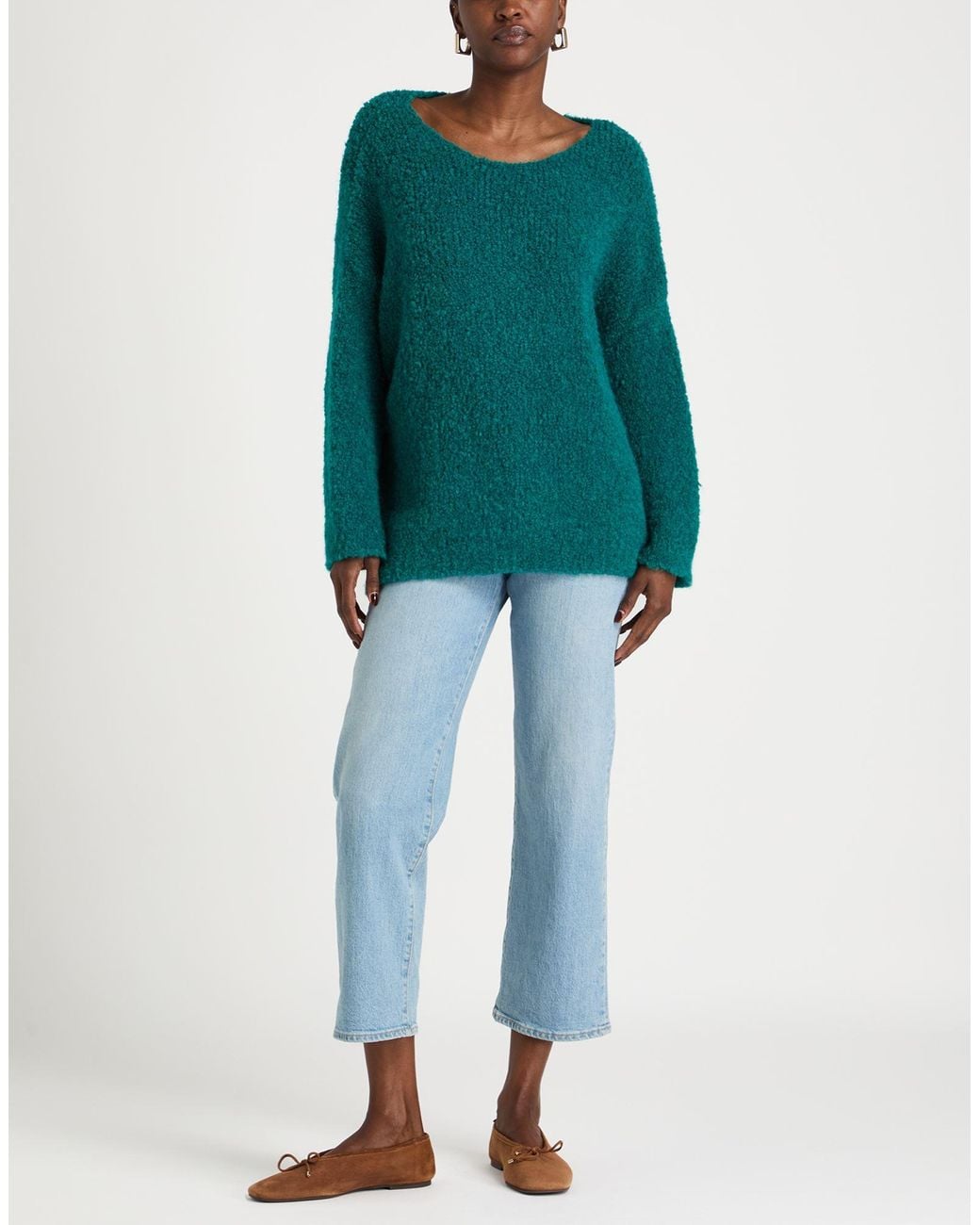 Carla G Green Sweater Polyacrylic, Wool, Polyamide, Alpaca Wool, Elastane