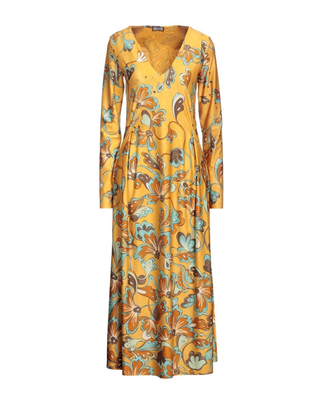 Maliparmi Metallic Midi Dress