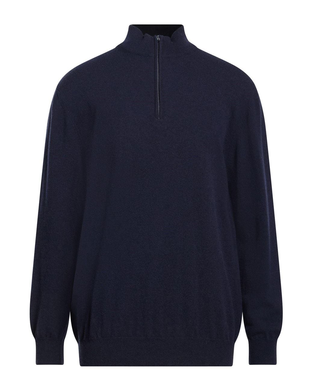 Cashmere Company Blue Midnight Turtleneck Wool for men