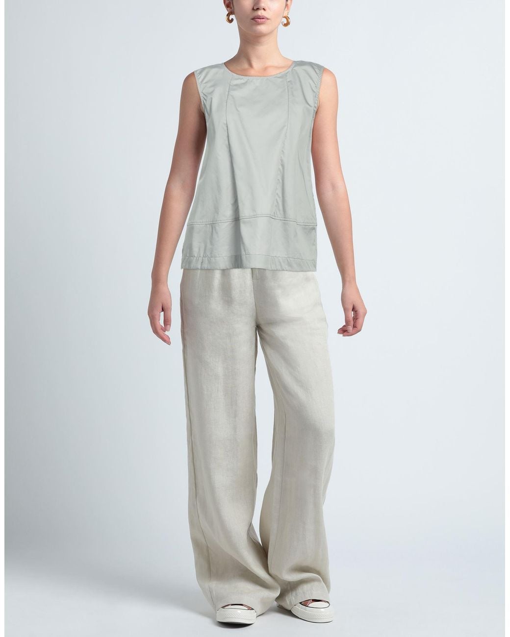 Douuod Gray Top Cotton