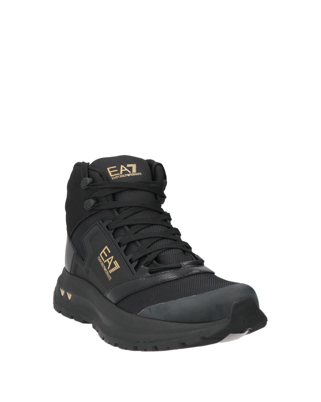 EA7 Black Ankle Boots for men