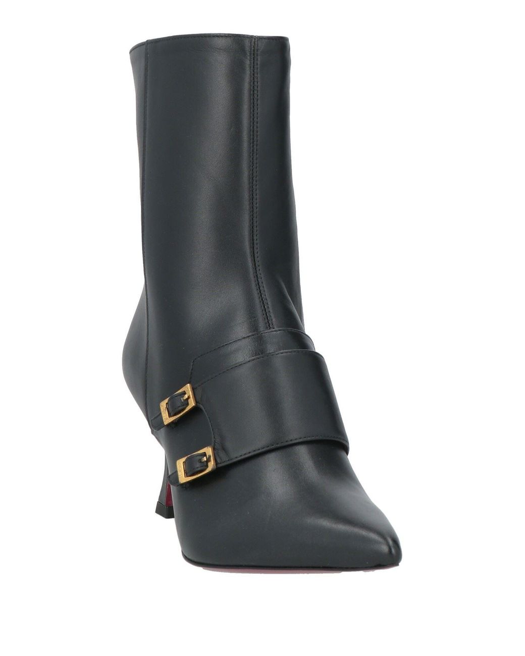Testoni Black Ankle Boots Calfskin