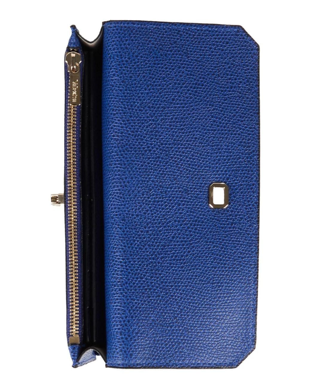 Valextra Blue Wallet