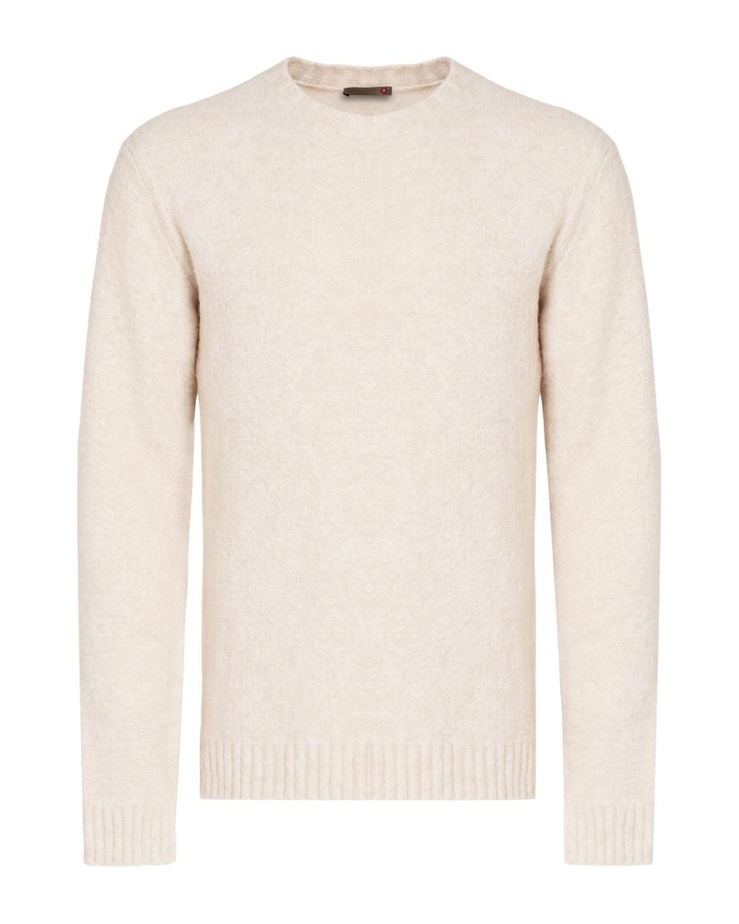 Messagerie Natural Sweater Virgin Wool, Cotton, Polyamide for men