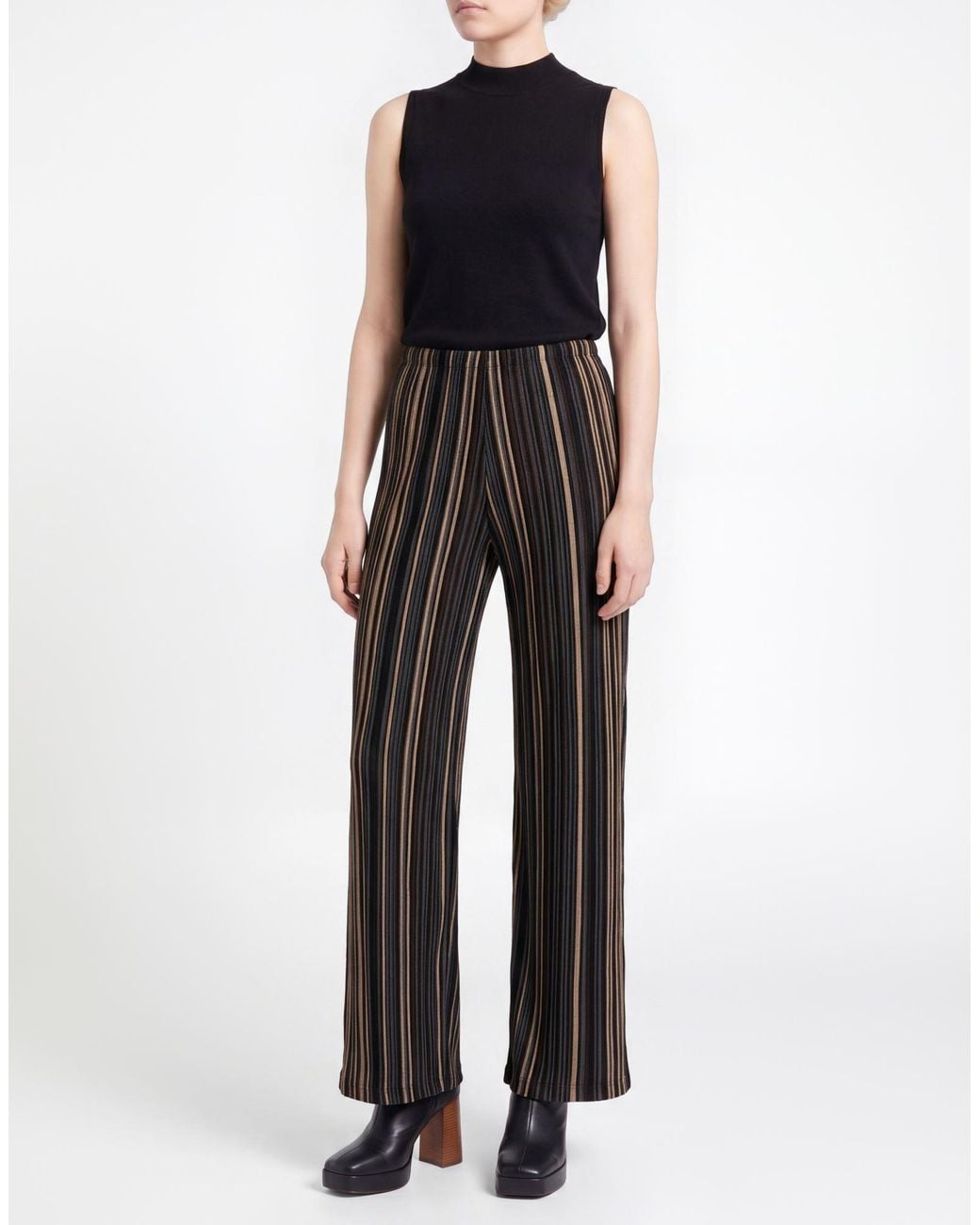 Siyu Black Charcoal Pants Merino Wool