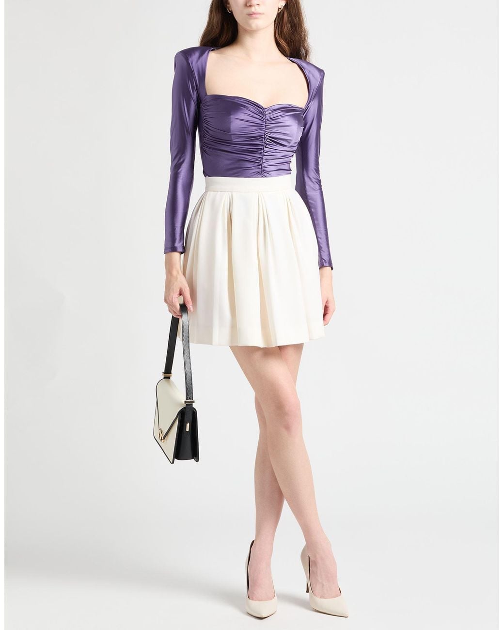 Elisabetta Franchi Purple Bodysuit
