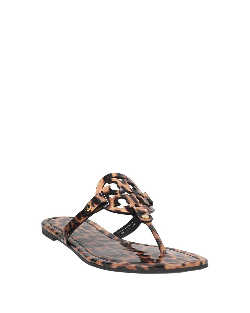 Tory Burch Brown Thong Sandal Leather