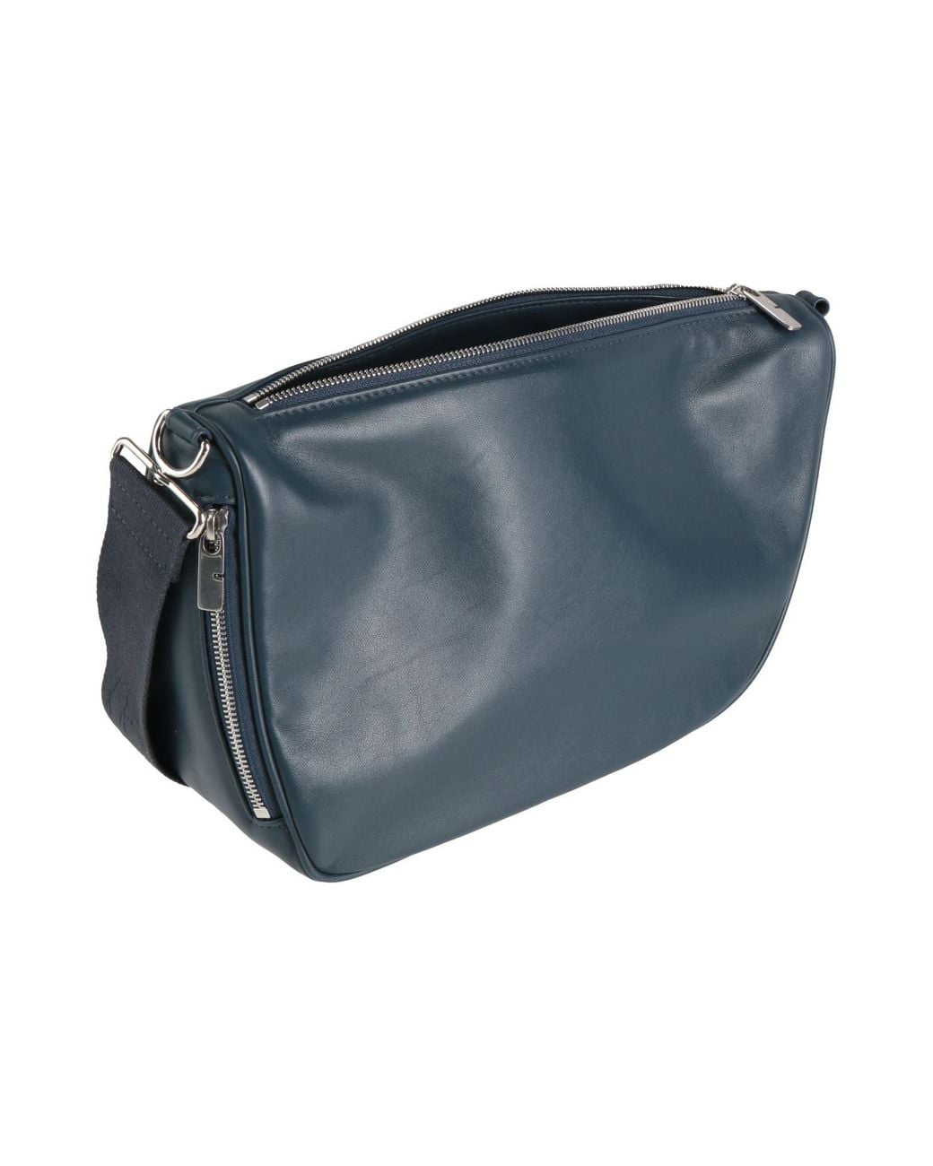 Burberry Blue Cross-Body Bag Leather