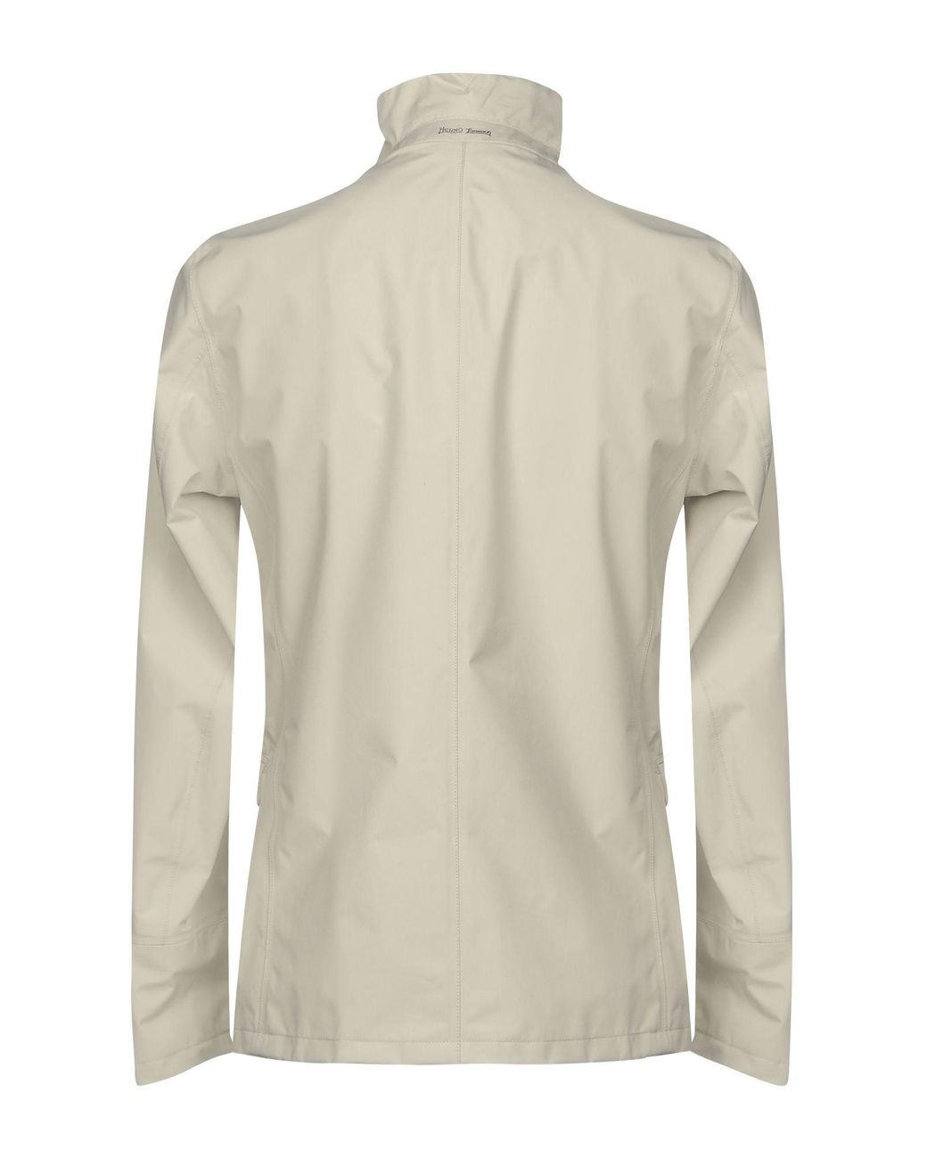 Herno White Laminar Jacket Polyester, Fluorine Fiber for men