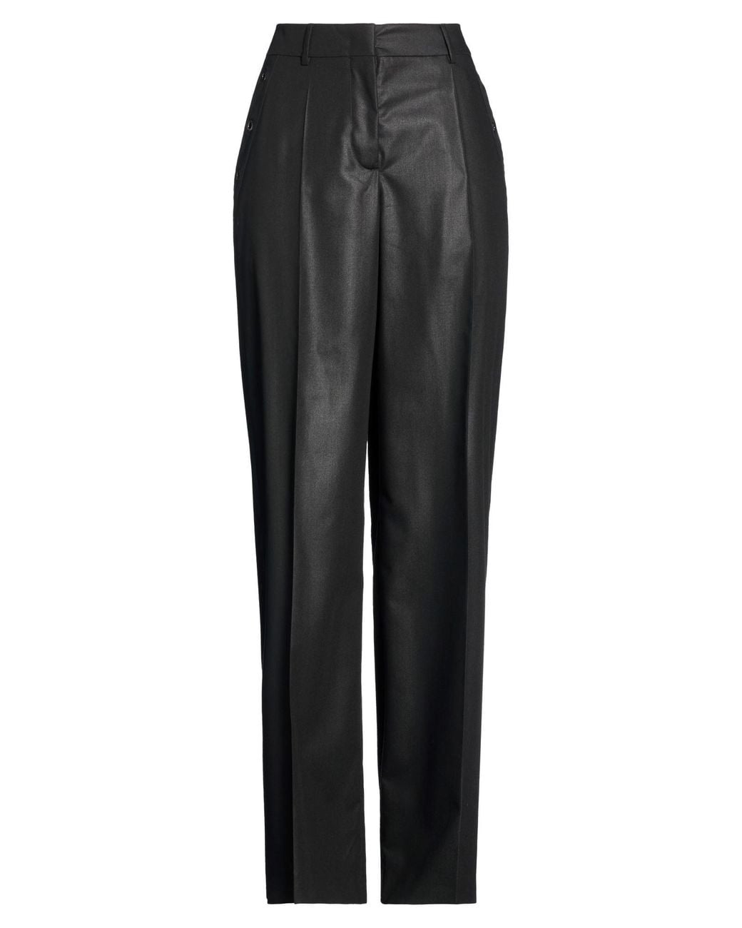 Iceberg Black Pants Polyester, Viscose
