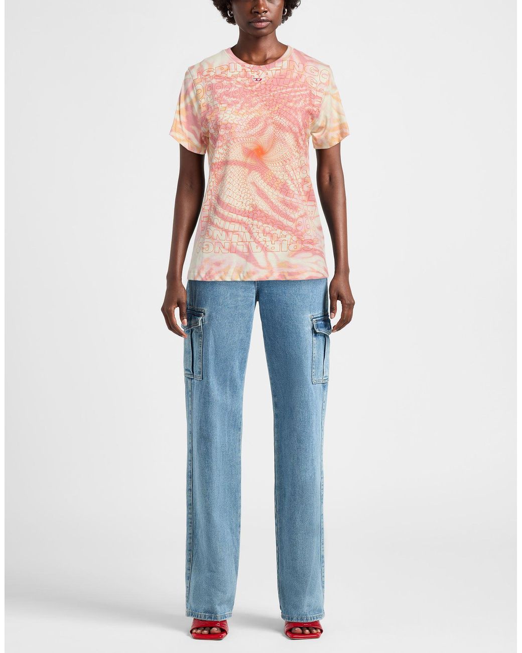 DIESEL Pink T-shirt