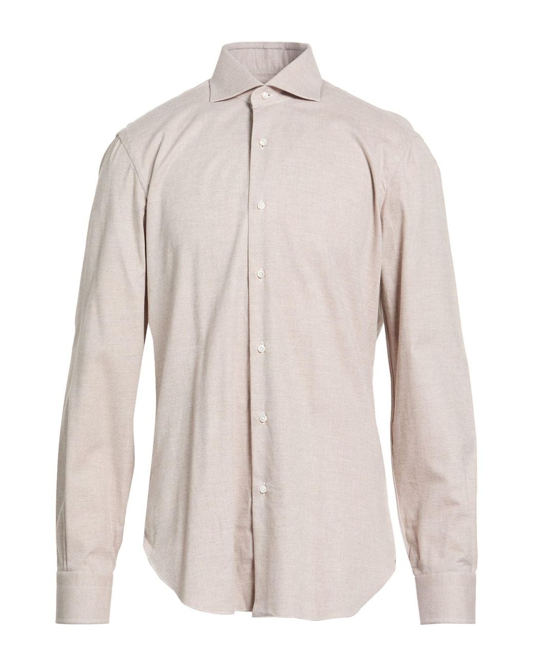 Barba Napoli Pink Sand Shirt Cotton for men
