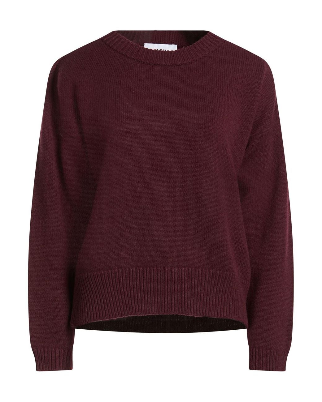 Alpha Studio Purple Sweater Wool