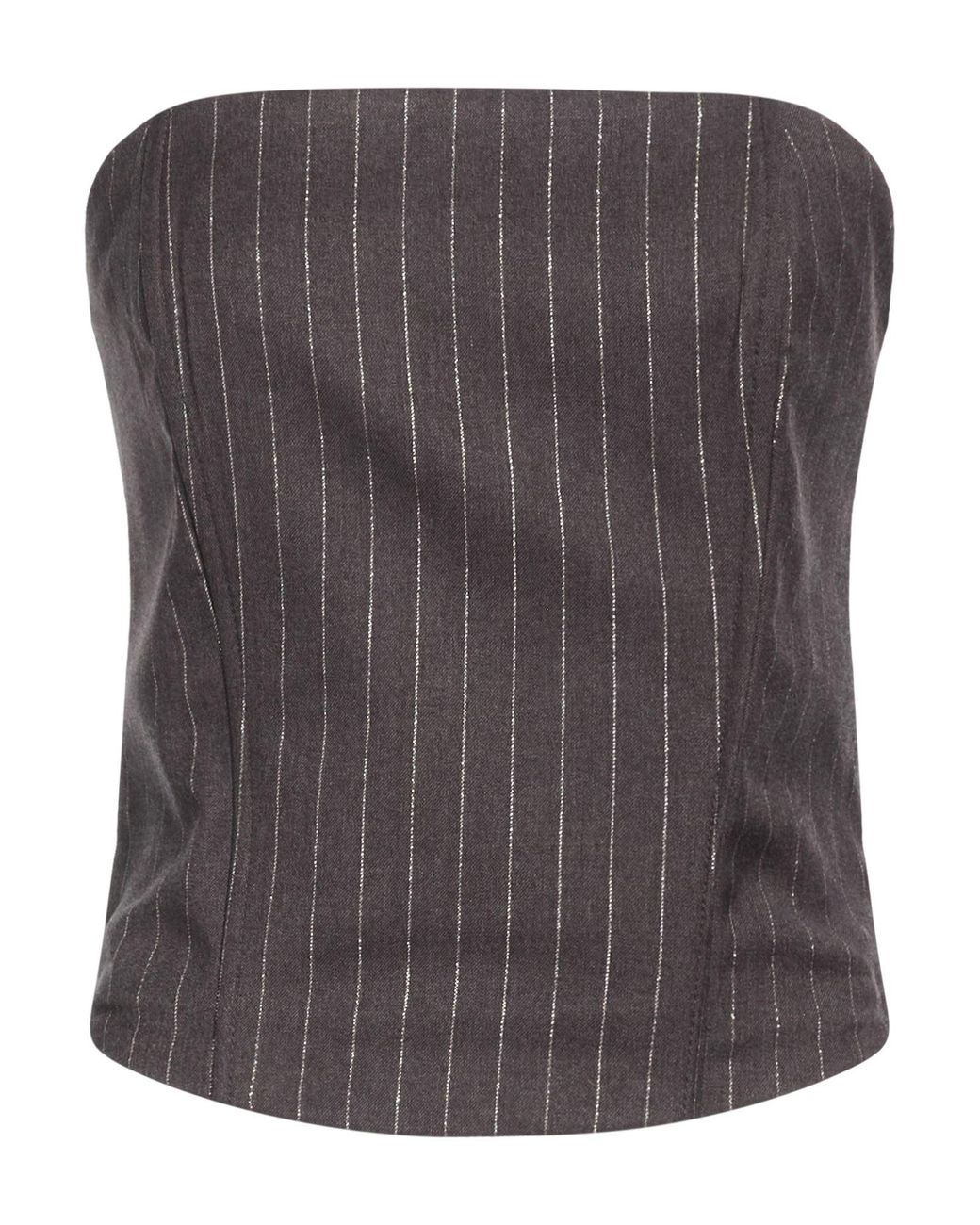 Top No Secrets de color Gray