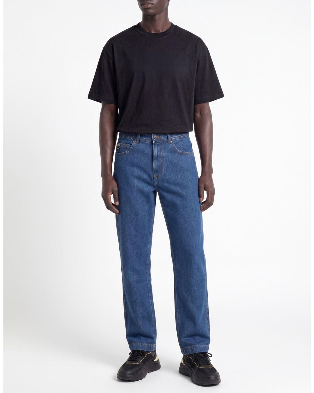 Versace Jeans Couture Blue Jeans Cotton for men