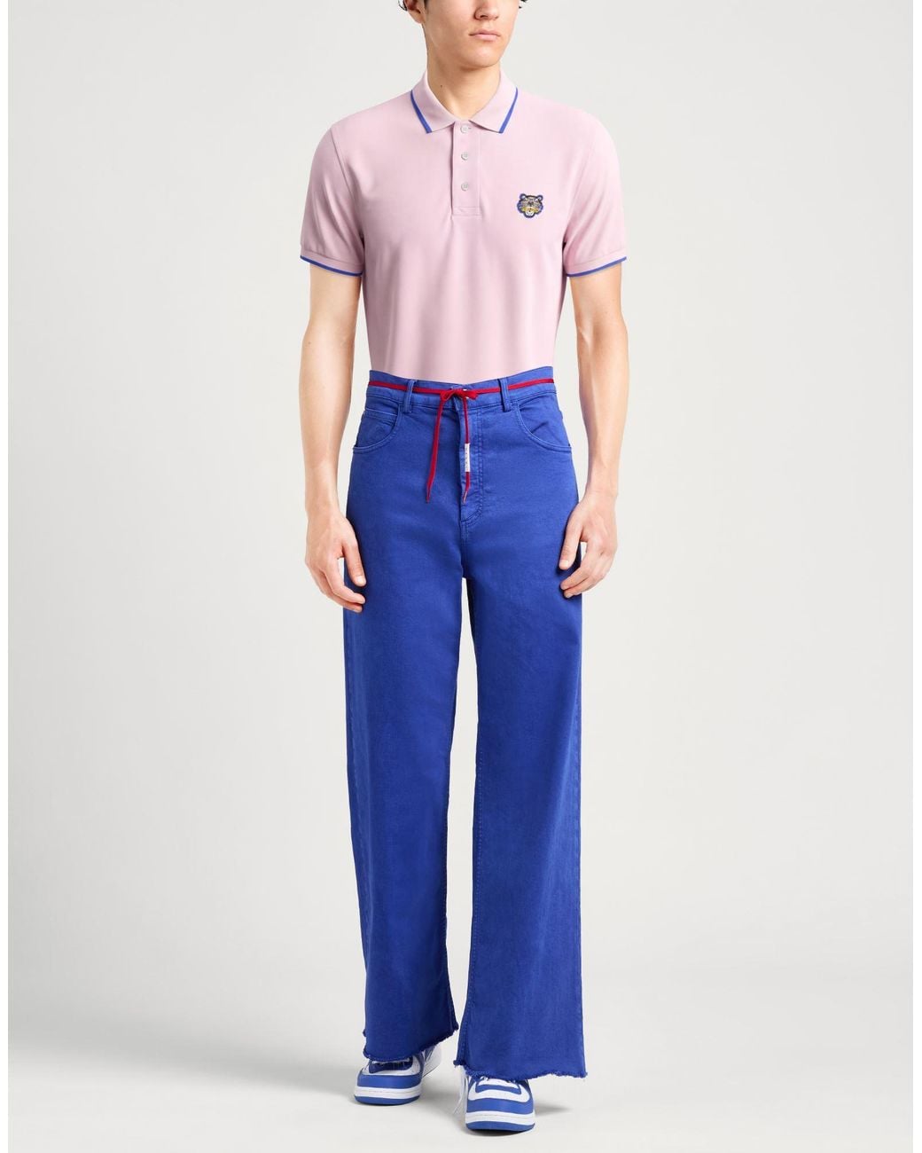 KENZO Pink Polo Shirts for men
