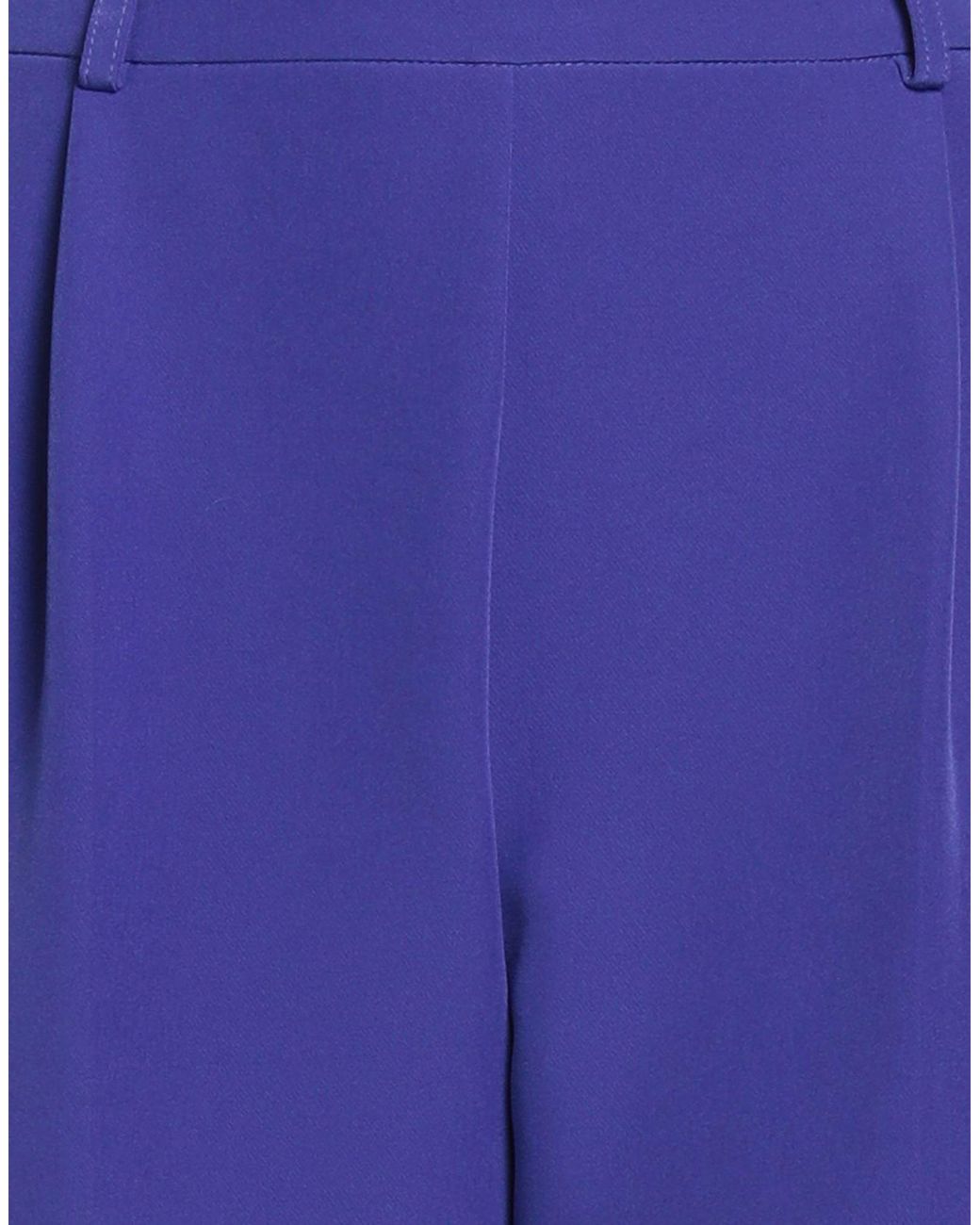 Rebel Queen Blue Pants Polyester, Elastane