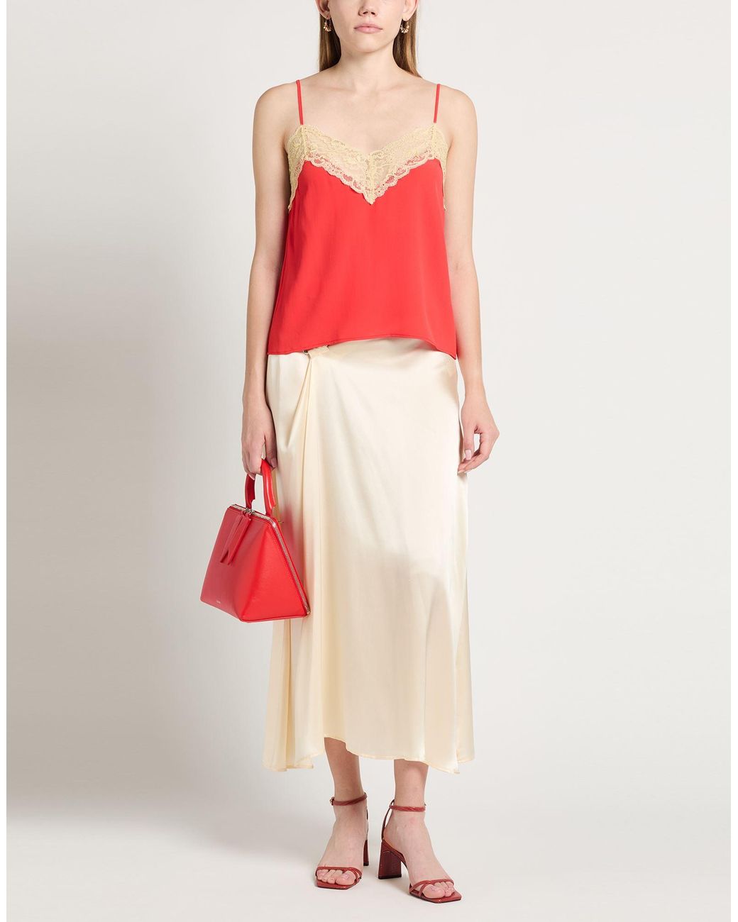 Top Jucca en coloris Red