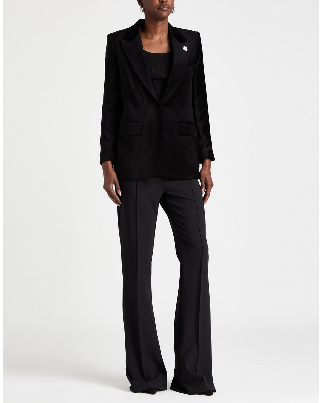 Lardini Black Blazer Viscose