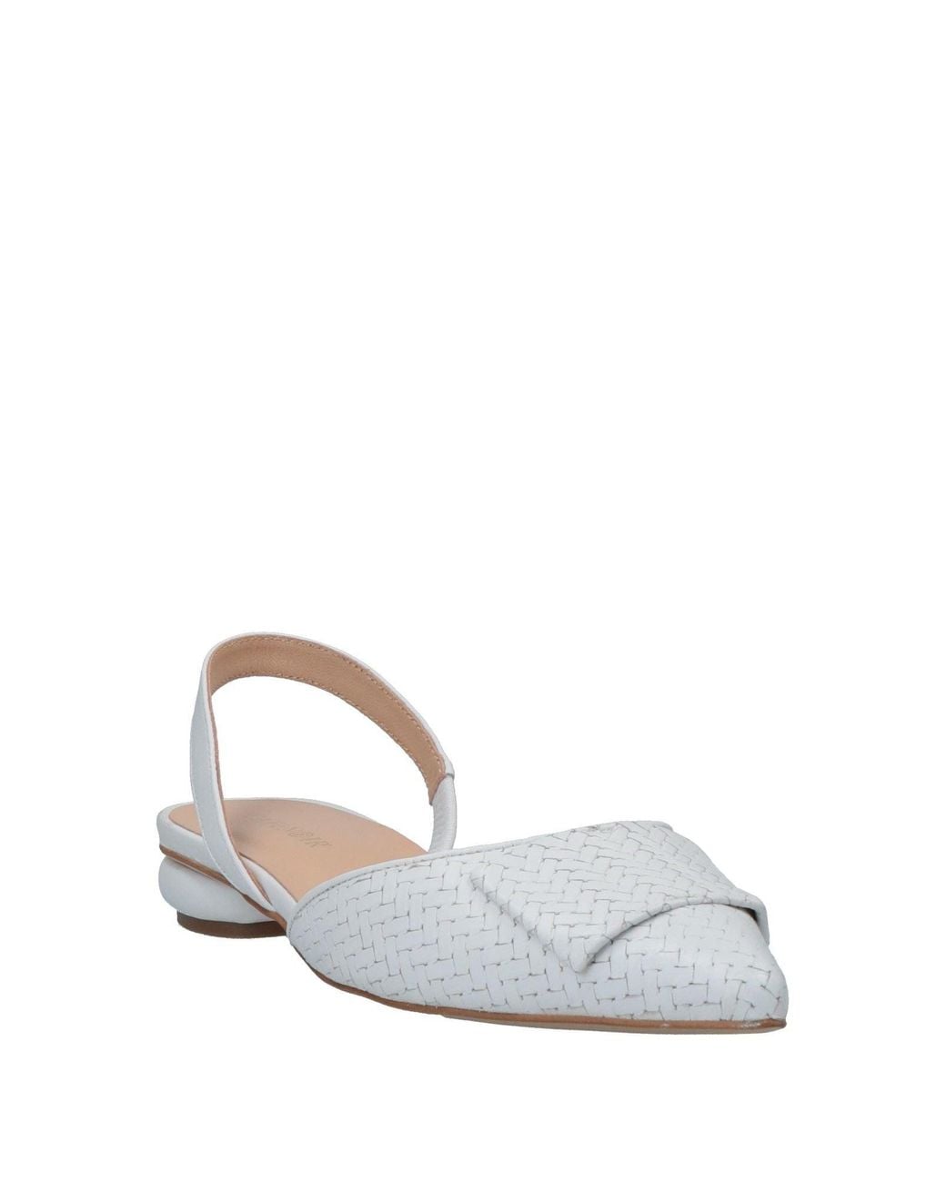 CafeNoir Metallic Ballet Flats