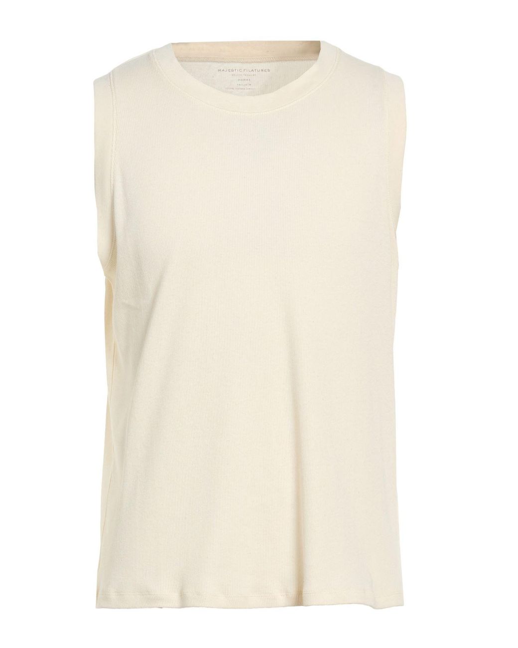 Majestic Filatures Natural T-Shirt Organic Cotton for men