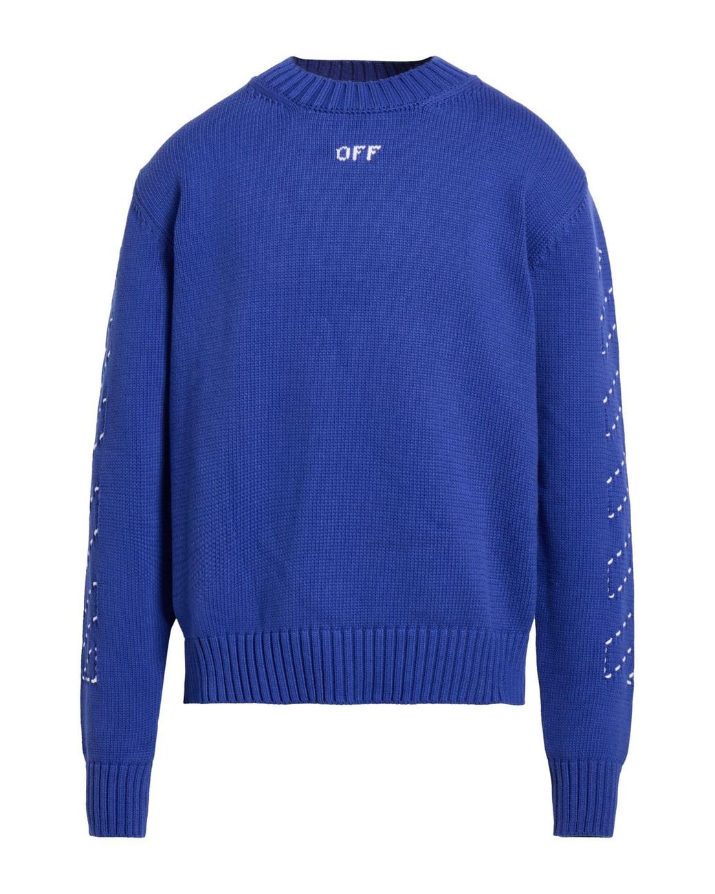 Pullover Off-White c/o Virgil Abloh pour homme en coloris Blue