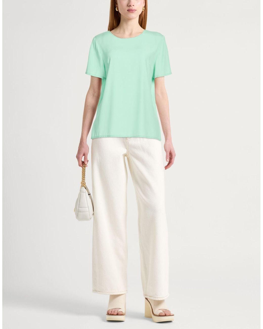 P.A.R.O.S.H. Green Top Silk, Elastane